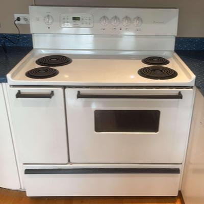 40”w Frigidaire Dual Oven Electric Stove 