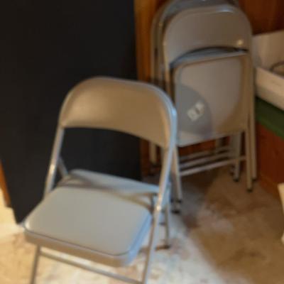 Five Folding Chairs