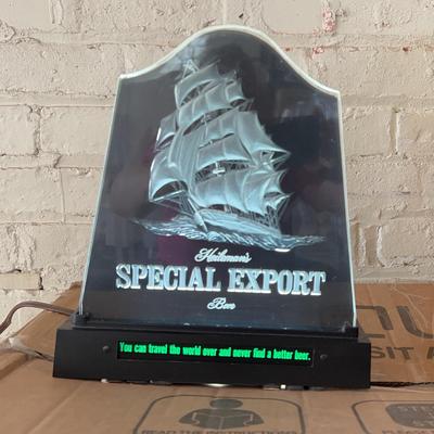 Vintage Special Export Lighted Bar Sign