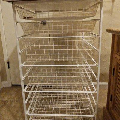 Wire 6 Drawer Storage With Removable Top