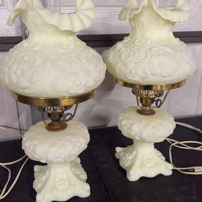 Collectible Fenton Art Lamps