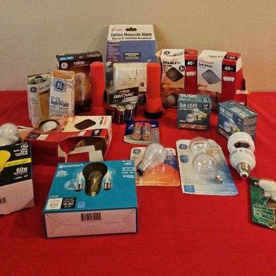 Light Bulbs And Household Items 