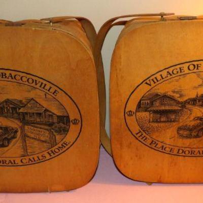 Tobacco Advertisment Baskets 