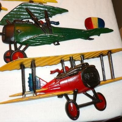 Metal Airplane Wall Decor 