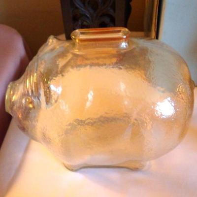 Glass Piggy Bank 