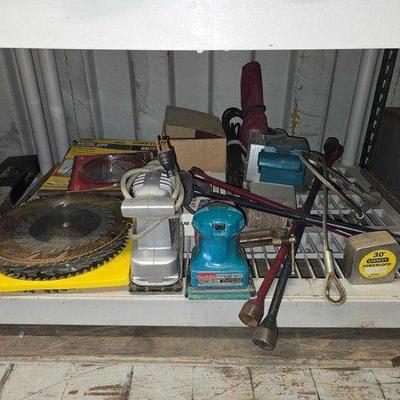 #8142 • Sanders, Saw Blades, and Sandpaper Sheets & More
