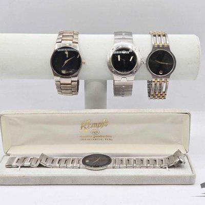 #1114 • (4) Movado Wristwatches

