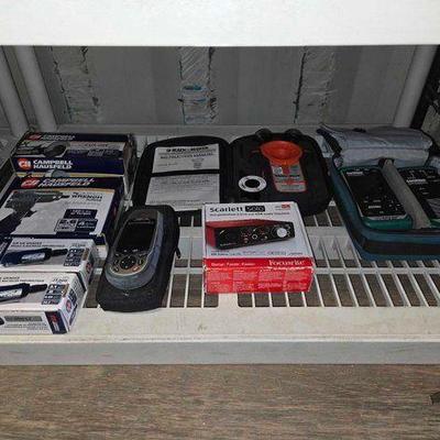 #4548 • AIr Die Grinder, Impact Wrench and Stud Finer
