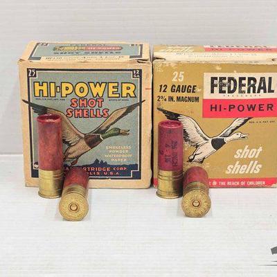 #1958 • (100) Rounds Of 12ga Federal Ammo
