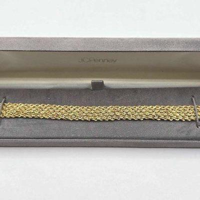 #536 • 14kt Gold Bracelet, 10.6g
