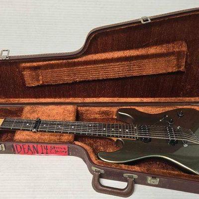 #2388 • Dean Avalanche 14 String Guitar and Case
