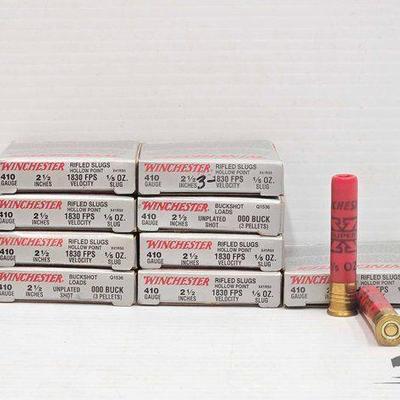 #1950 • (45) Rounds of Winchester 410 Gauge Rifled Slugs
