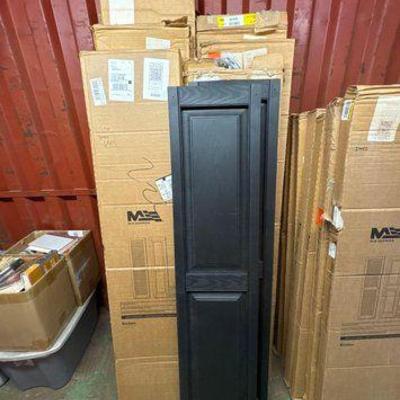 #6514 • (10) NEW!!! Boxes of Plastic Shutters
