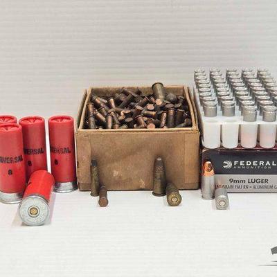 #1940 • 9mm, 12 Ga, .22lr and Misc Ammo
