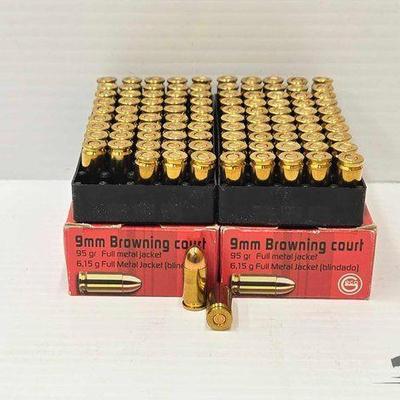 #1916 • (100) Rounds of Geco 9mm Ammo
