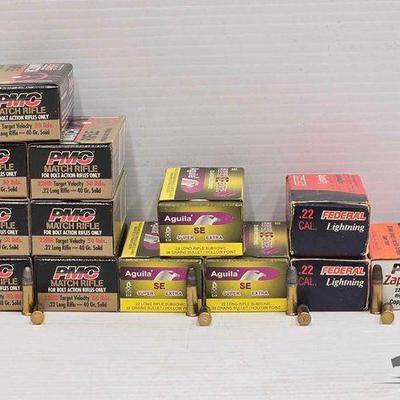 #1986 • Approx (600) .22 Cal Ammo
