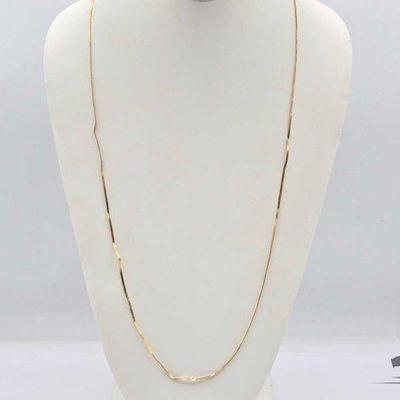 #552 • 14k Gold Necklace, 3.38g
