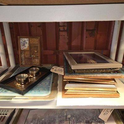 #6374 • Framed Photos, Mirrors, Trays & More
