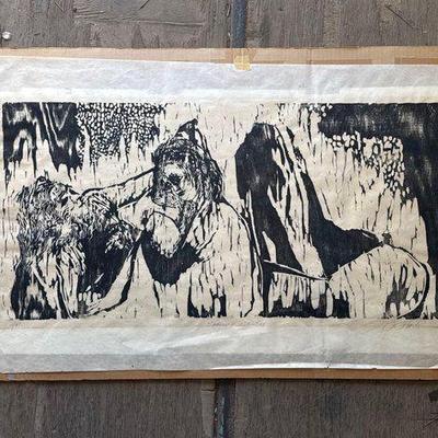 #3520 • William Firschein Artwork Samson & Delilah Print
