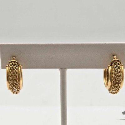 #546 • 14k Gold Earrings, 4.09g
