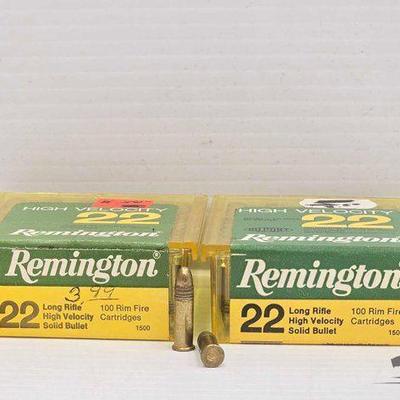 #1966 • (200) Rounds of .22 Long Rifle Remington Ammo
