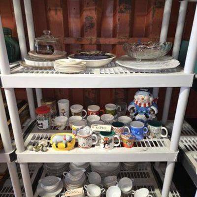 #6390 • Mugs, Bowls, Plates, Saucers, Trays & More
