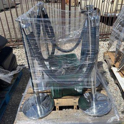 #90008 • Rope Dividers and Box of Chainsaw Chains

