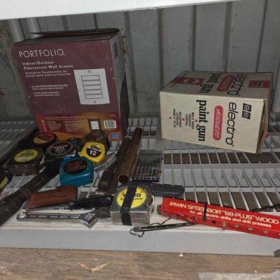 #8120 • Measuring Tapes, Flashlights, Hammers & Wrench
