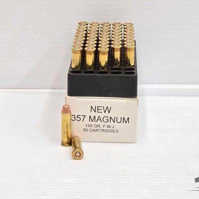 #2008 • (45) Rounds of Remington-Peters 357 Magnum Ammo
