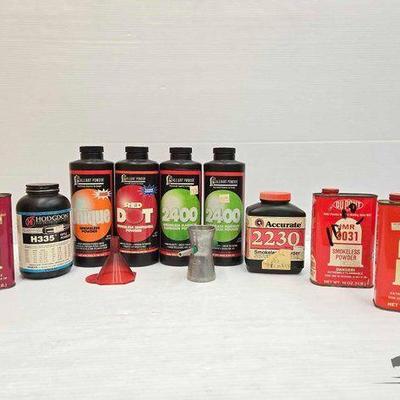 Sale Photo Thumbnail #183: #2052 • Handgun & Rifle Powder
