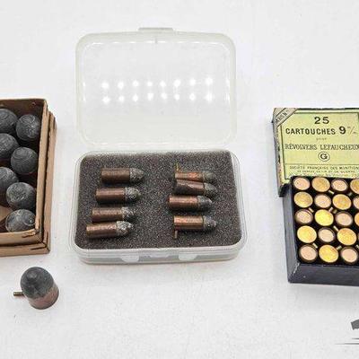 #2040 • (41) Pin Fire Bullets
