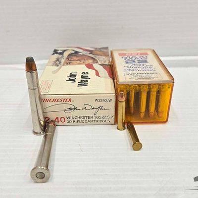 Sale Photo Thumbnail #147: #1980 • (69) Rounds of 32-40 & 22 Magnum Rimfire
