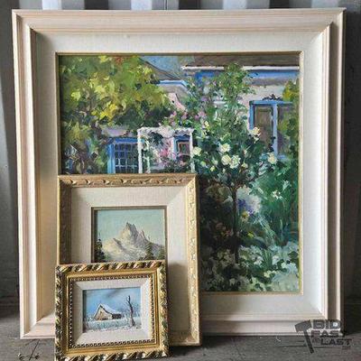 #13208 • (3) Framed Artworks
