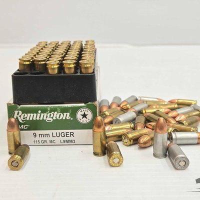 #1922 • NEW!!! (80) 9mm Luger Rounds
