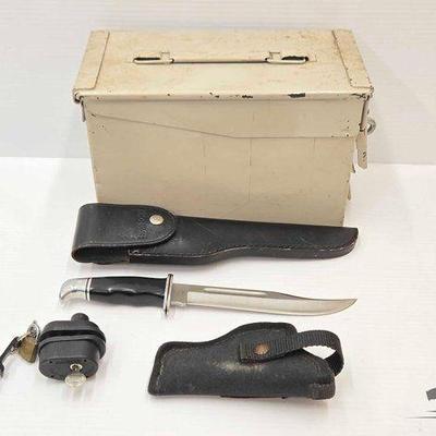 #2316 • Ammo Box, Gun Holster & More
