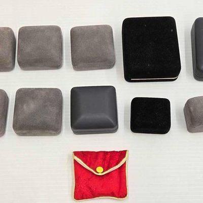 #1600 • (12) Jewlery Boxes & Bag
