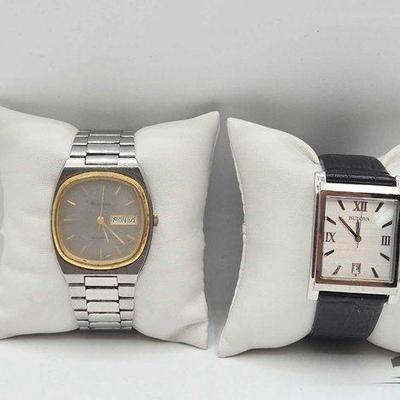 #1110 • (2) Bulova Wrist Watches
