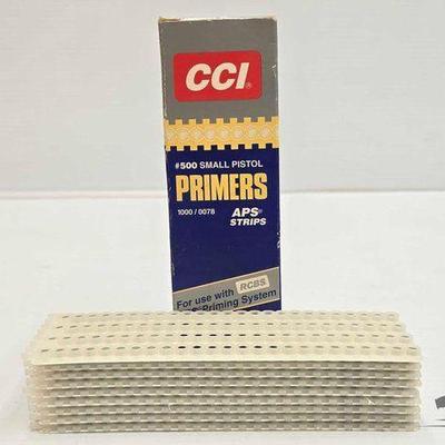 #2330 • NEW!!! CCI 1000 Small Pistols Primers
