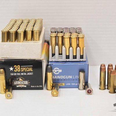 #1906 • (102) Rounds & Loading Brass 38spl
