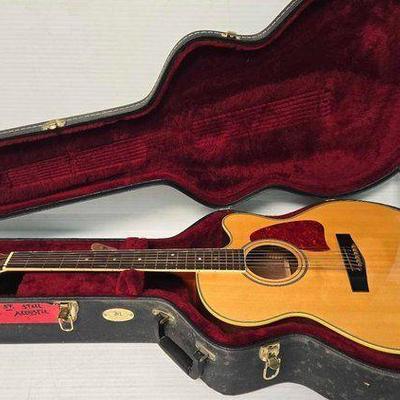 #2360 • Ibanez 7 String Acoustic/Electric Guitar with Case
