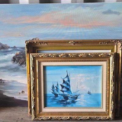 #13210 • (3) Ocean Themes Artworks
