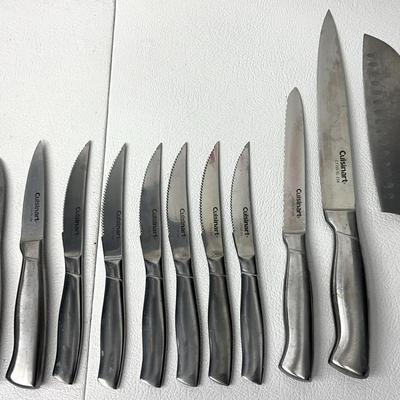 Cuisinart 11-piece Stainless Steel Knife Set, Model C77SS