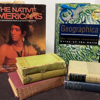 “The Native Americans”, “Geographica”, Vintage Novels- Hardback