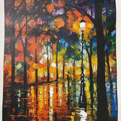 “Dark Silence” By Leonid Afremov 2008 Giclee On Canvas With COA