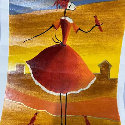 “Especially For You” By Esther Myatlov 2005 Serigraph On Paper With COA