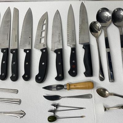 Wusthof, Eversharp Pro by Solingen Chopping Knives, Serving Utensils