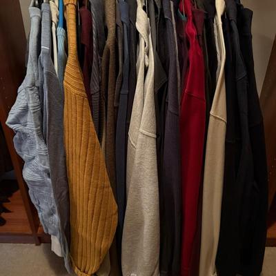 Lot 422: Men’s Long Sleeve Casual Shirts And Sweaters