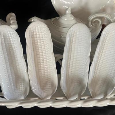 Lot 7: Vintage White Ceramic/Porcelain Decor And Servingware