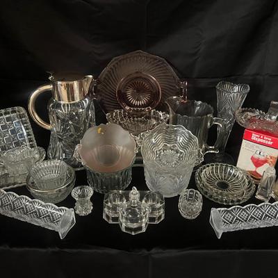 Lot 5: Crystal And Cut Glass Dishes And Decor