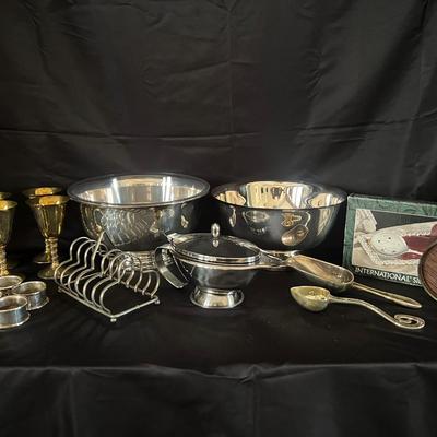 Lot 8: Vintage Silver Plated Servingware